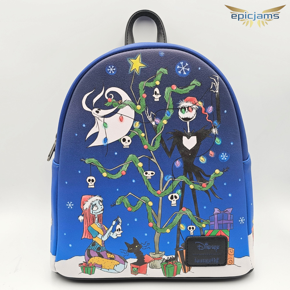 Loungefly The Nightmare Before Christmas Holiday Decorating Mini Backpack 
